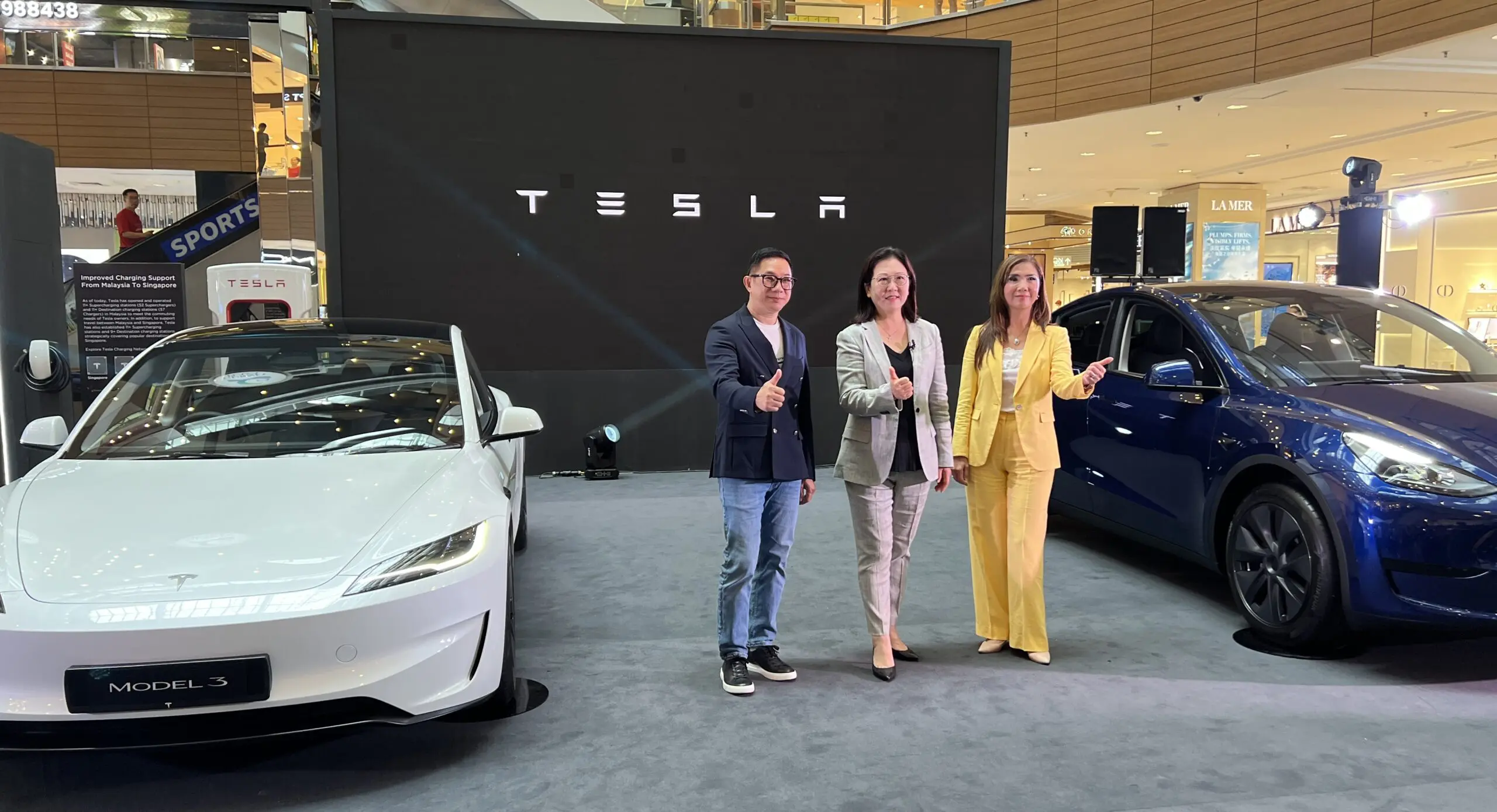 Capitaland launches Tesla