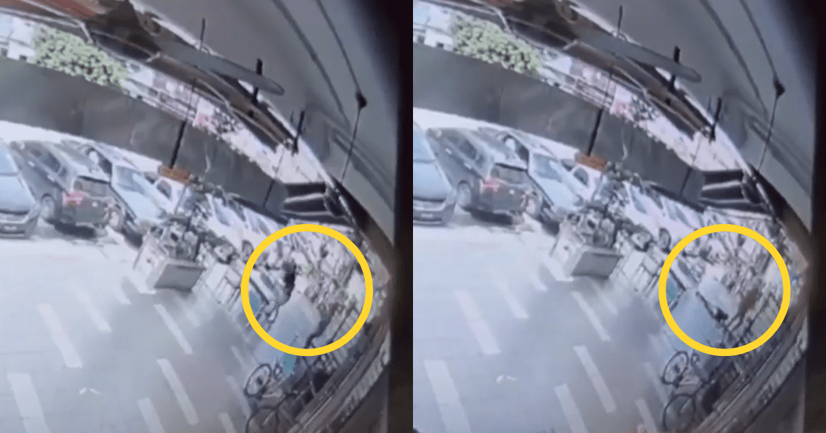 CCTV footage of shooting in JB