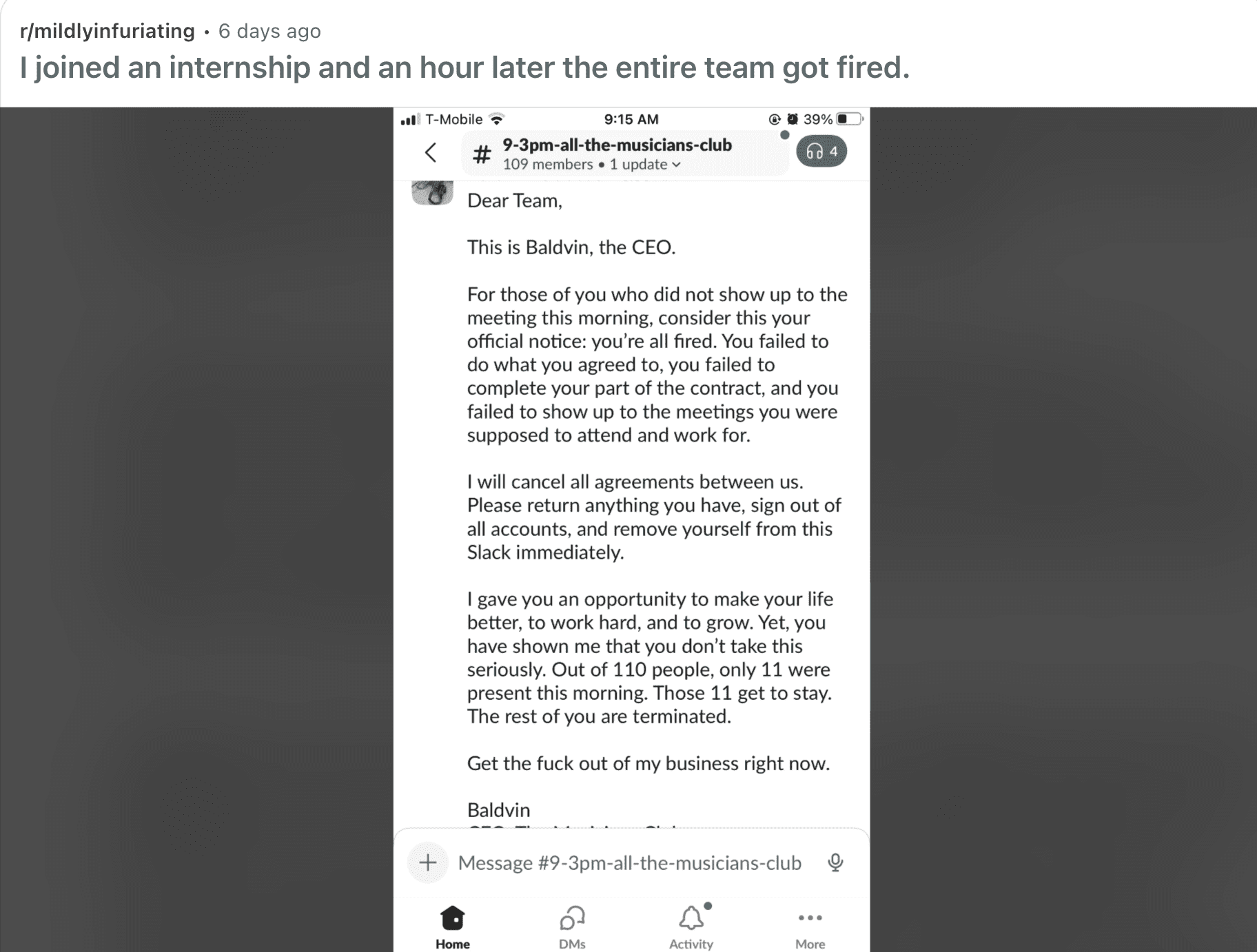 In the follow-up post, a user noted that Oddsson was already recruiting new staff on LinkedIn despite the layoffs.