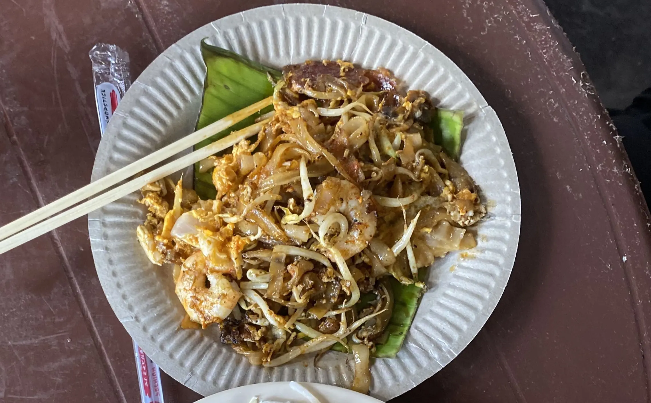 A plate of Char Kuey Teow