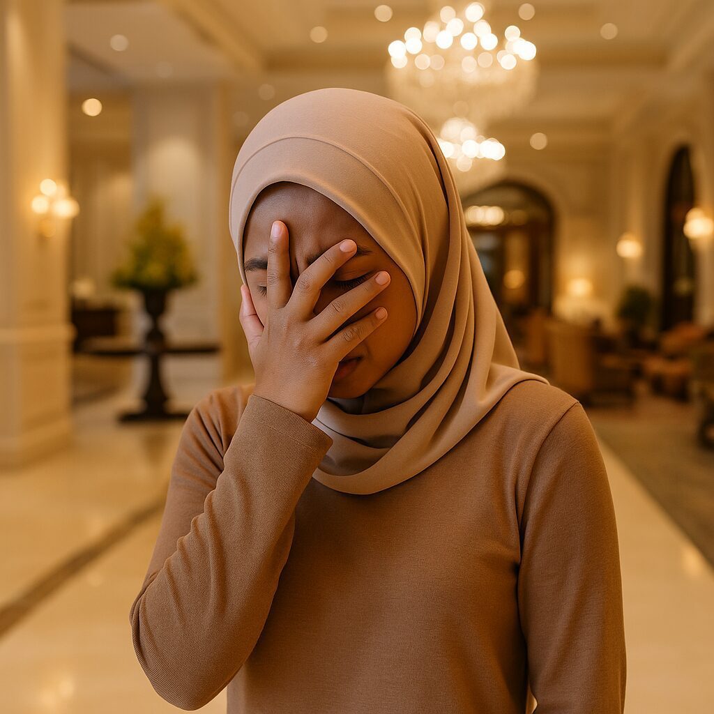 Friend felt embarassed