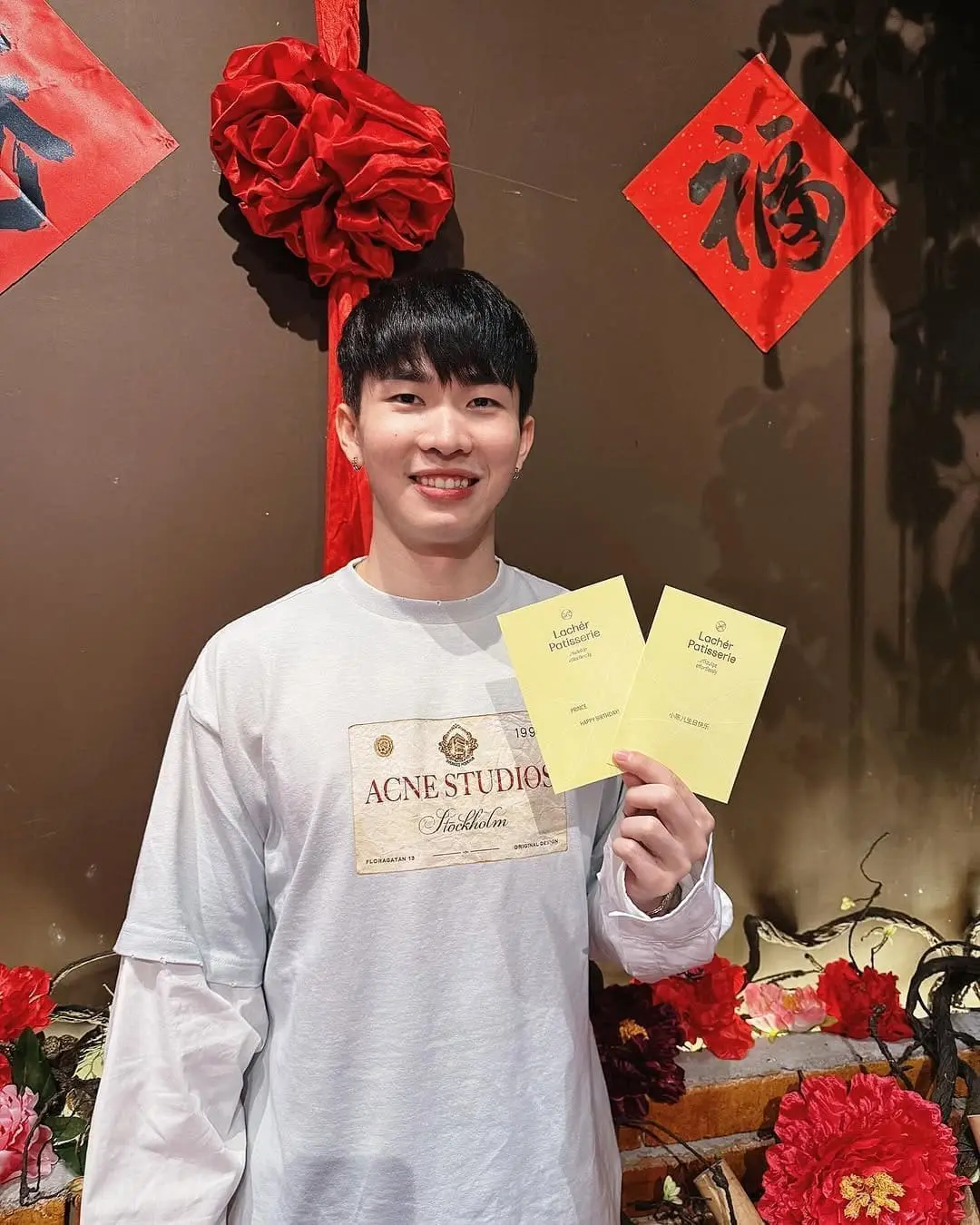 Chen Tang Jie at his birthday dinner