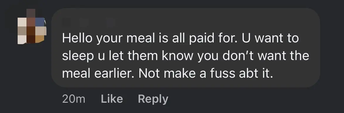 Chicken or potato puff netizen comment 2