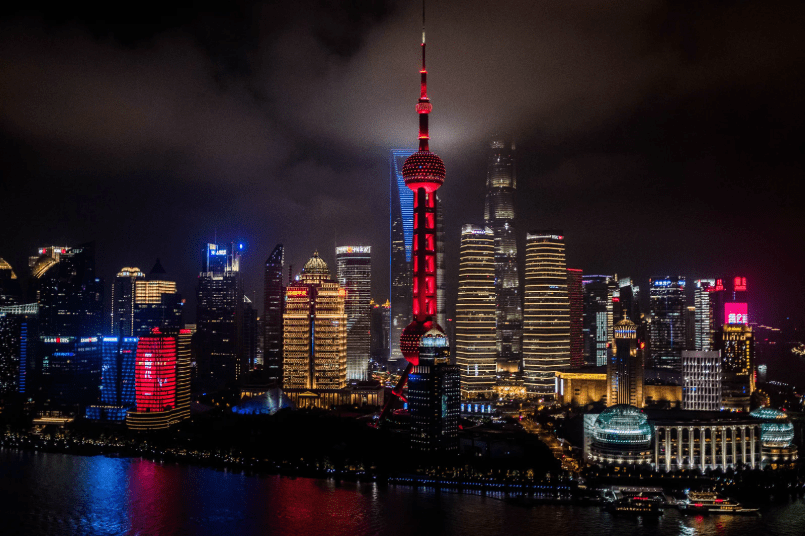 China city skyline