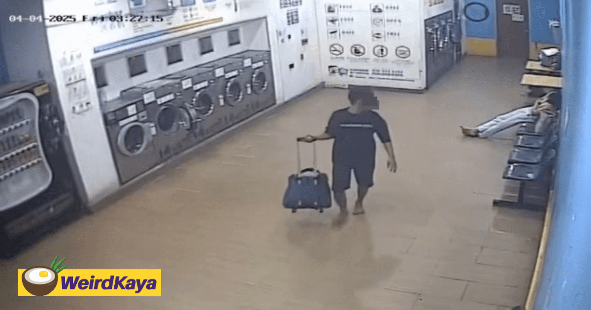 'Holiday Mood's Gone' — China Tourist Has Luggage Stolen At Johor Laundromat On 2nd Day Of Trip