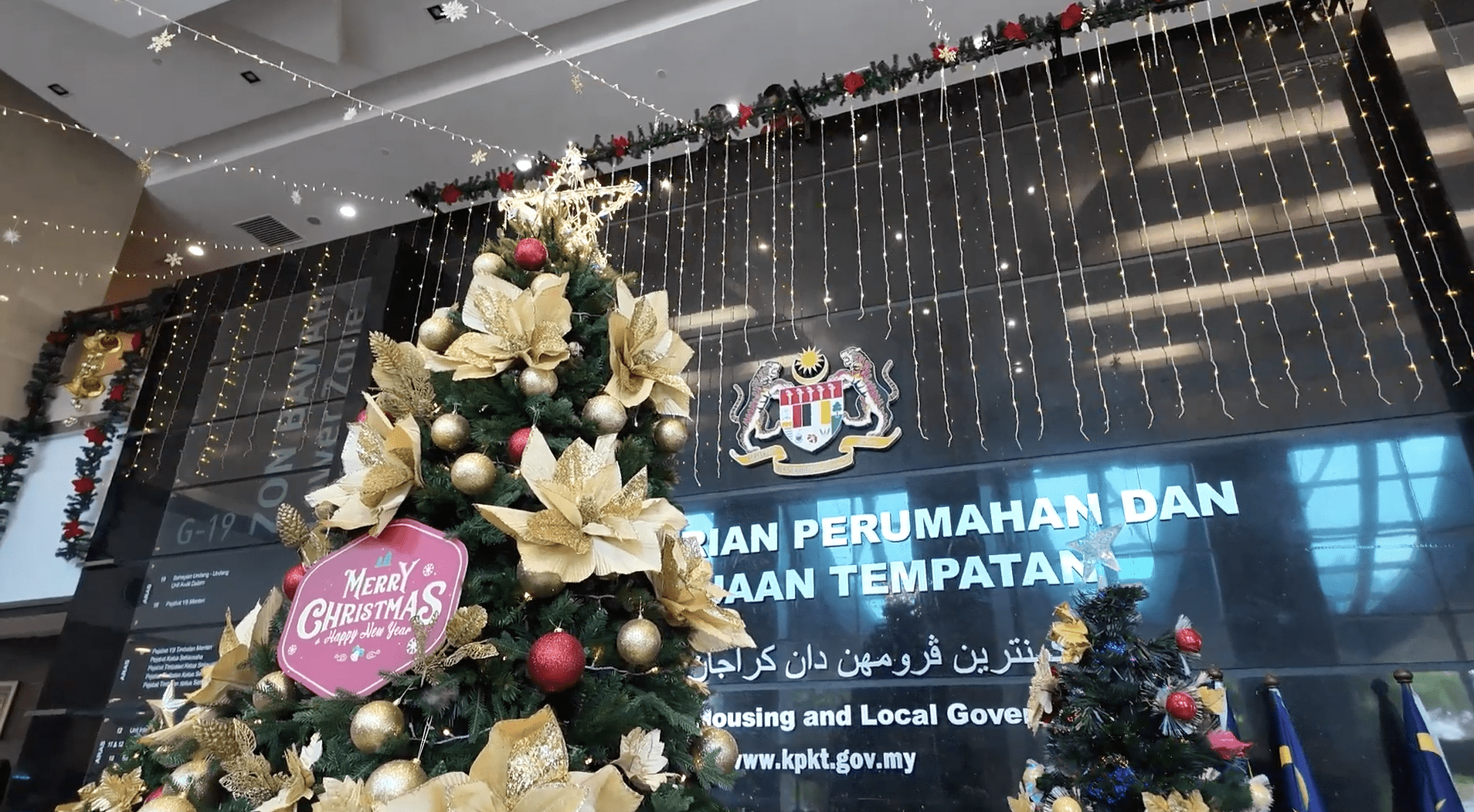Christmas Decoration at Ministry Of Housing & Local Government