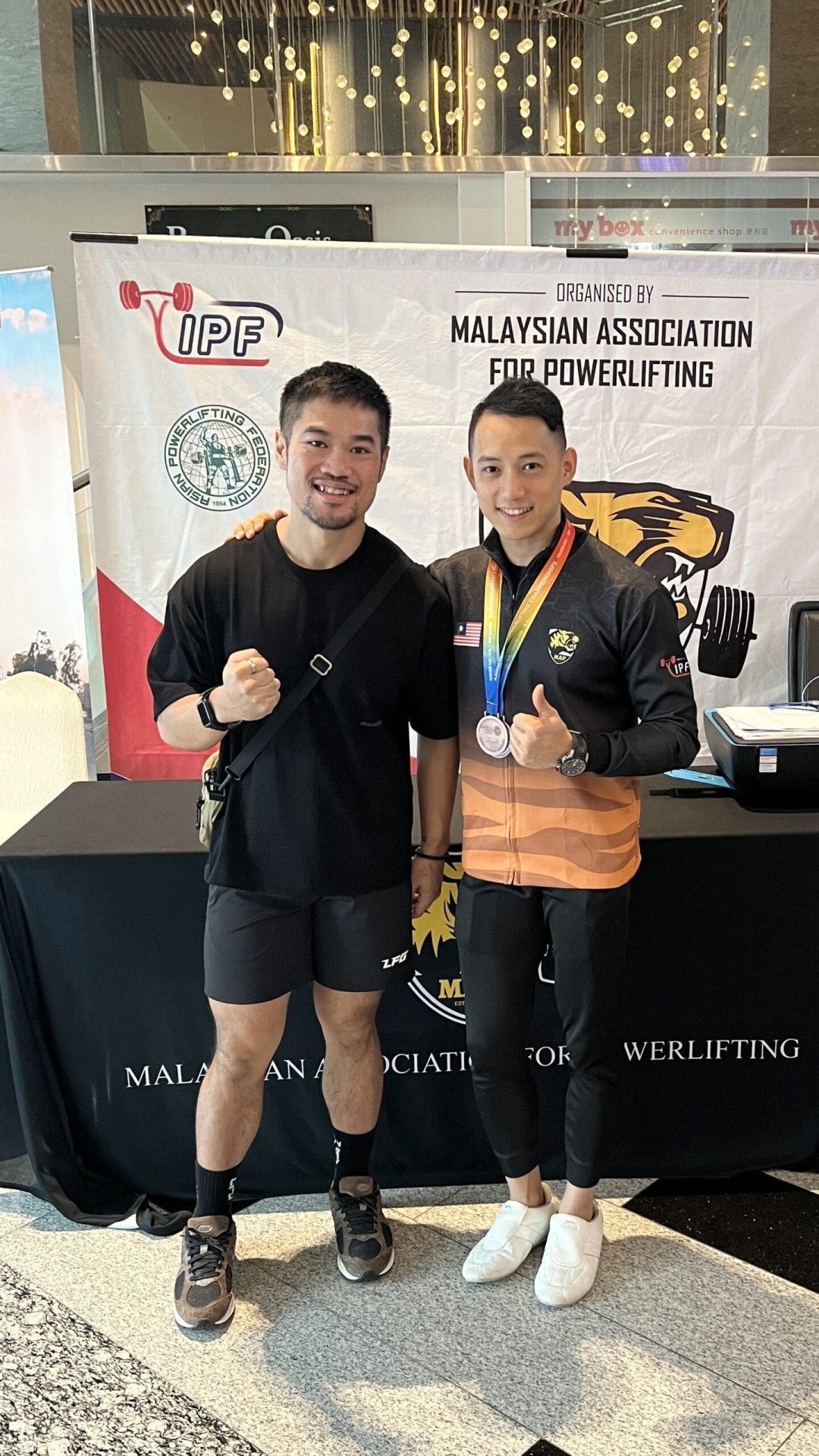 Coach Clinton and Kenneth