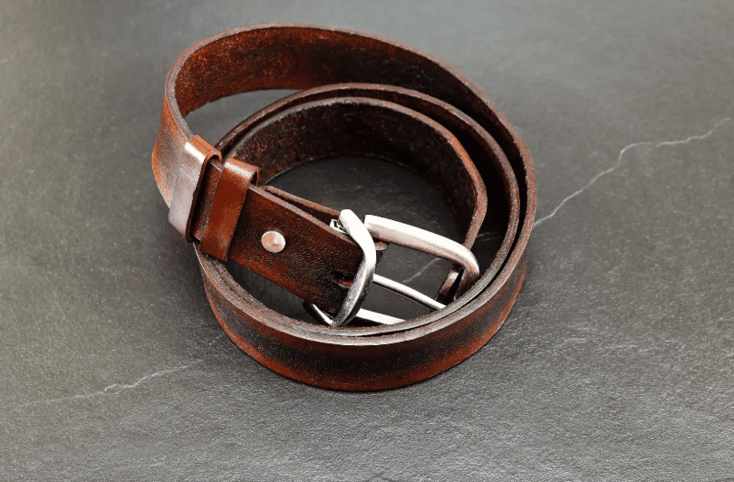 Coiled up belt