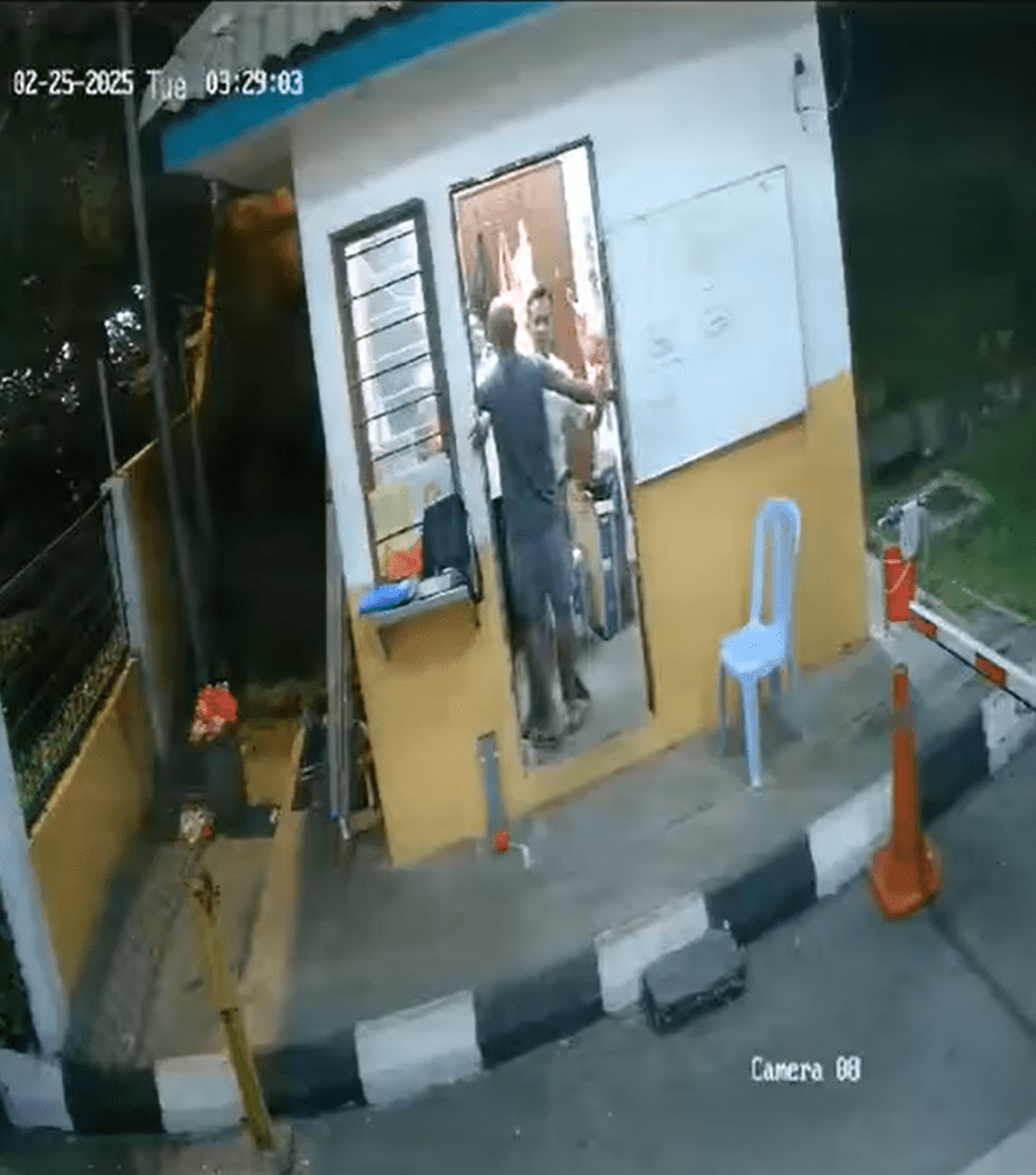 Colleague breaks up fight