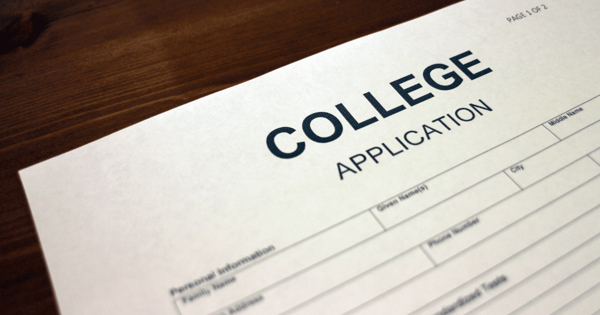 college application form