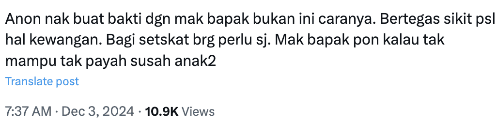 Comment 03_M'sian Earning RM1,700 Buys Honda HRV For Parents, Now Unable To Repay Loan For Past 2 Months