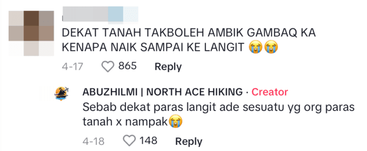 Group Of M'sians Hike Rocky Mountain While Dressed In Baju Melayu And Baju Kurung comment 2