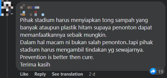 Netizens Defend Fans For Littering After Photos Of Stadium Covered With Trash Surfaces Online