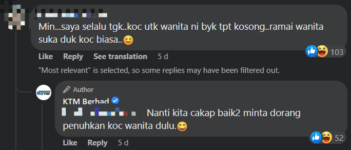 [VIDEO] "Have Some Common Sense" — Male Riders Criticised By KTMB For Using Female Coaches