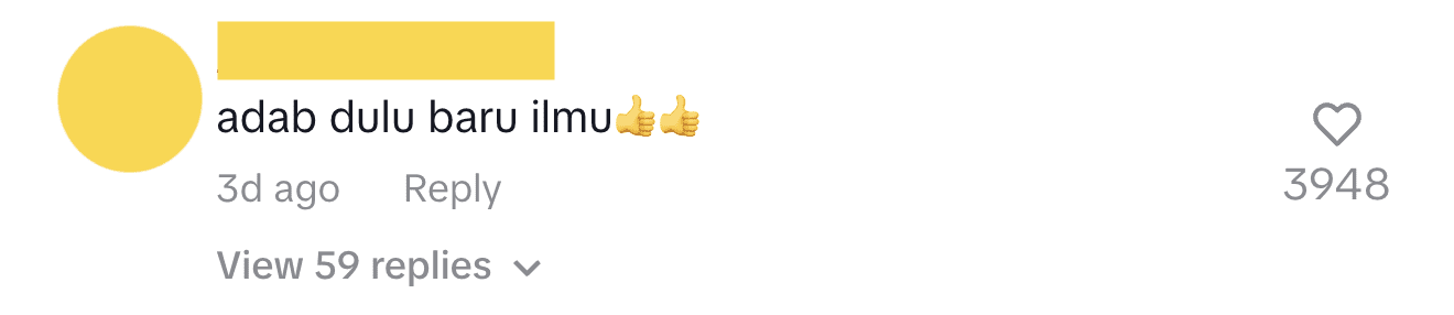 Comment about foreign worker removes shoes at KTM_03