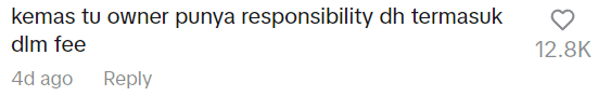 Comment on homestay cleaning debate video Screenshot 2024-12-20 112329 (5)