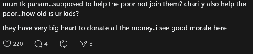 Comment on mom ranting her kid donate all their duit raya (1)