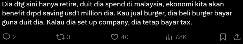 Comment on retiring in Malaysia (3)