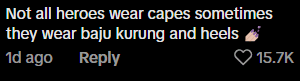 Comment on women in baju kurung pulling car out (3)