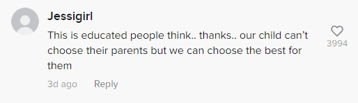 Comment to mother of 9 being sentenced to jail