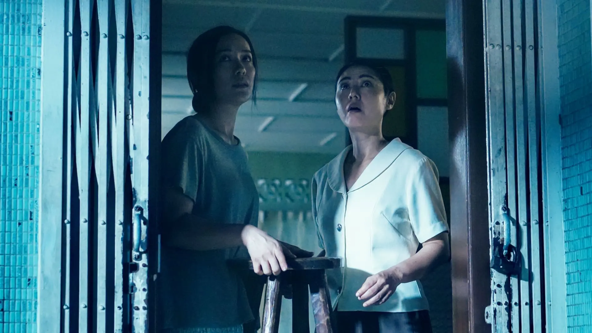 Rebecca Lim and Cynthia Koh in Confinement movie