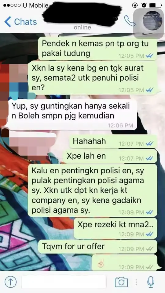 Convo of woman with boss over going bald part 2