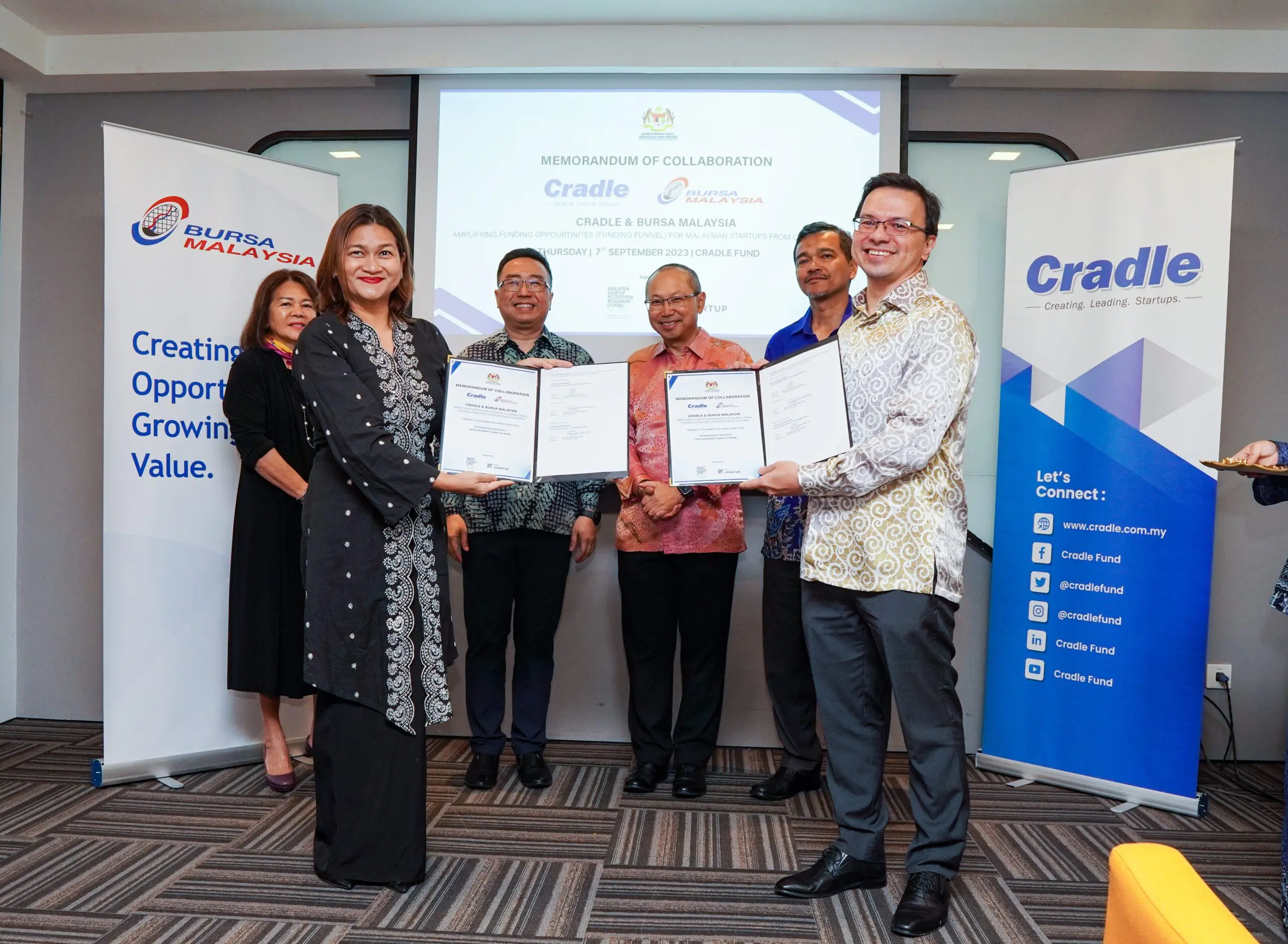 Cradle And Bursa Malaysia Collaborate To Facilitate Listing Of Local Startups In Bursa Malaysia