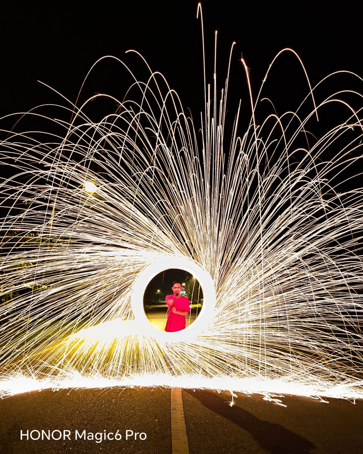 Spiralled firework by Fahmie Izwan