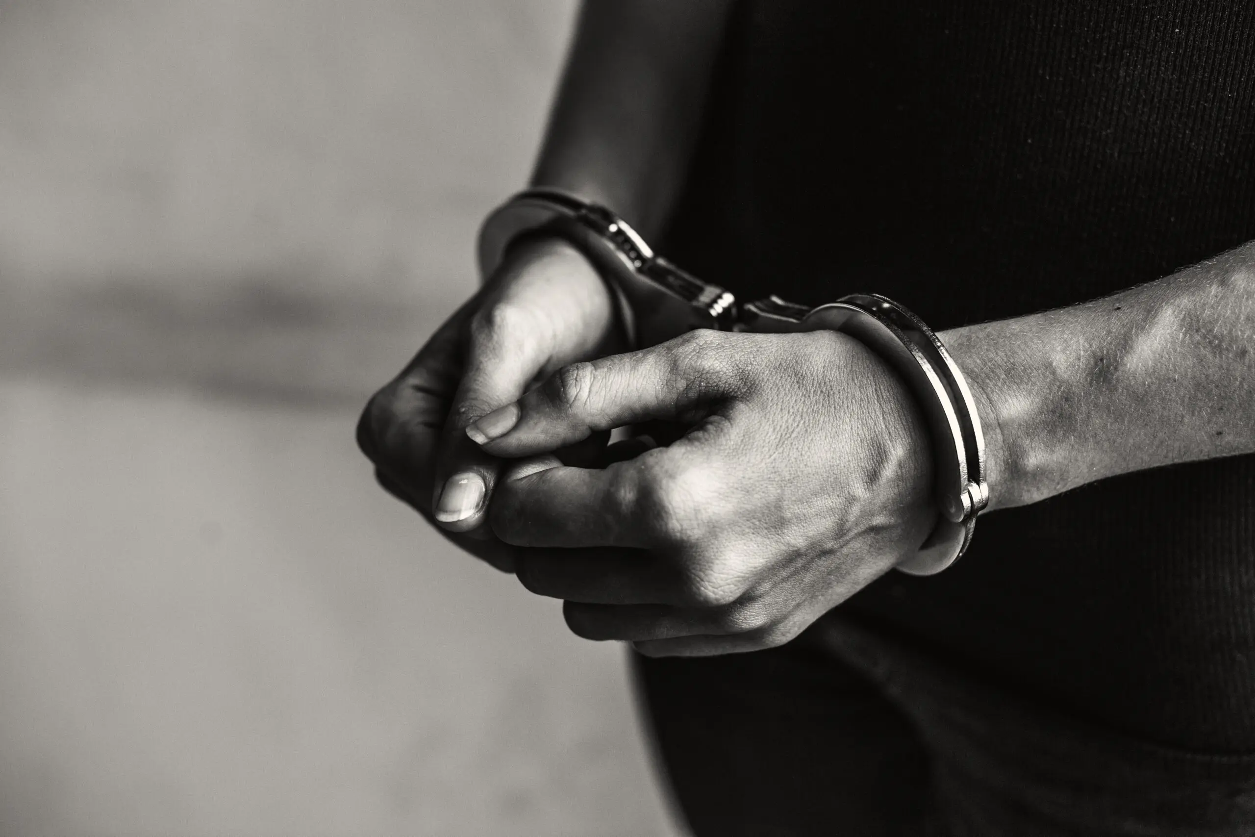 Man in handcuffs