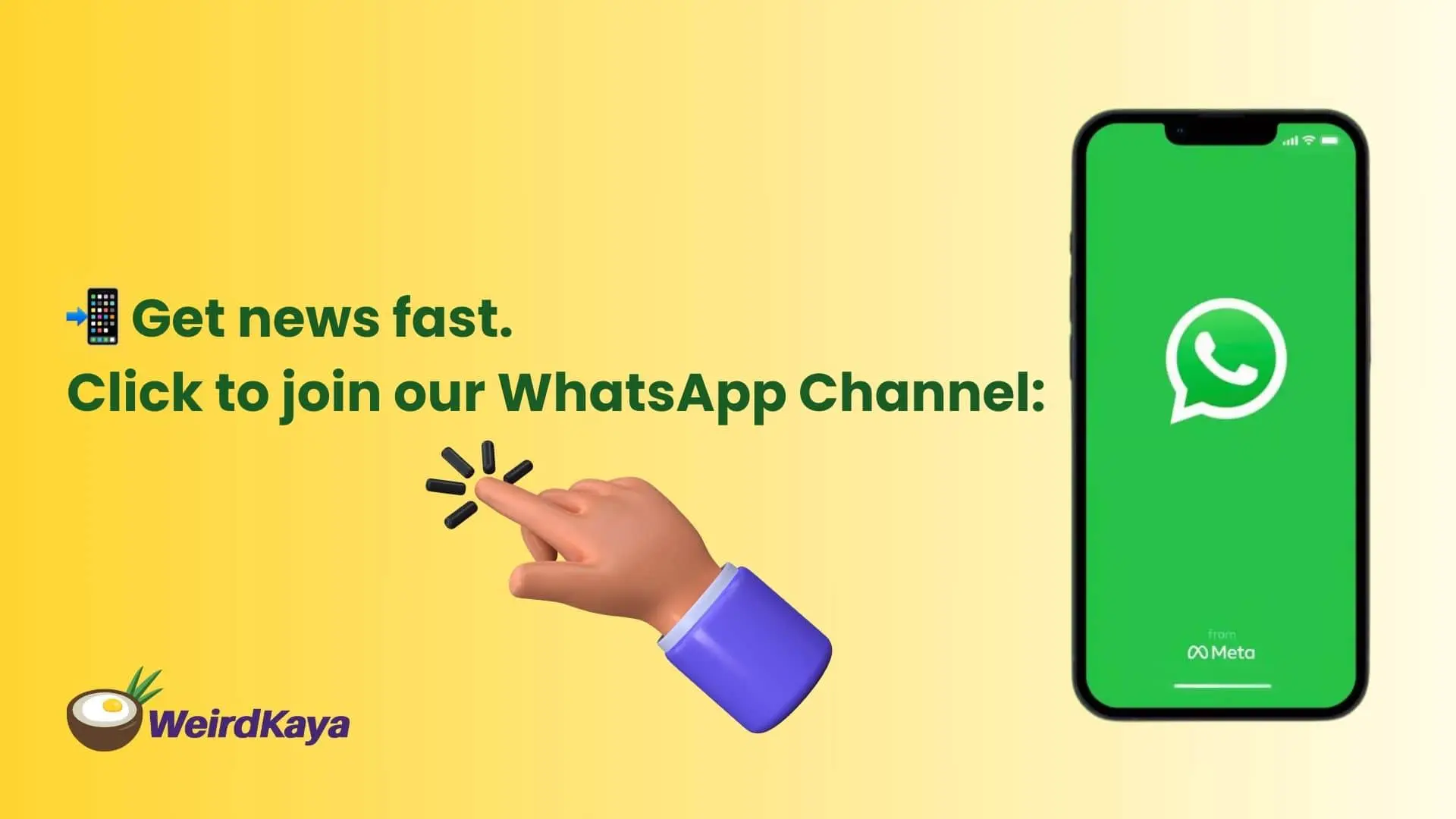 Check Us out at WhatsApp now!