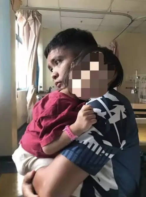 Daneen Auni Riksi with dad