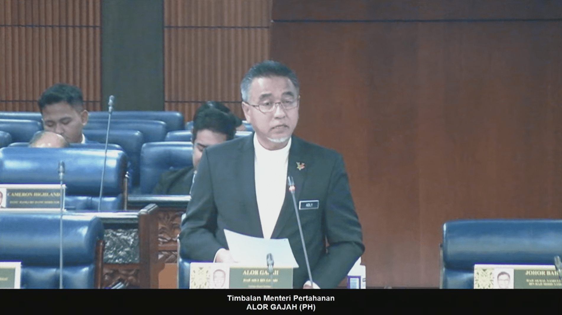 Deputy Defence Minister Adly Zahari