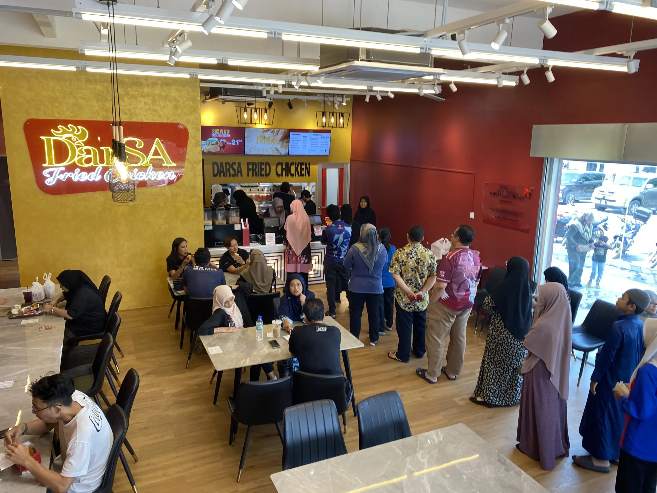 DFC bustling with diners