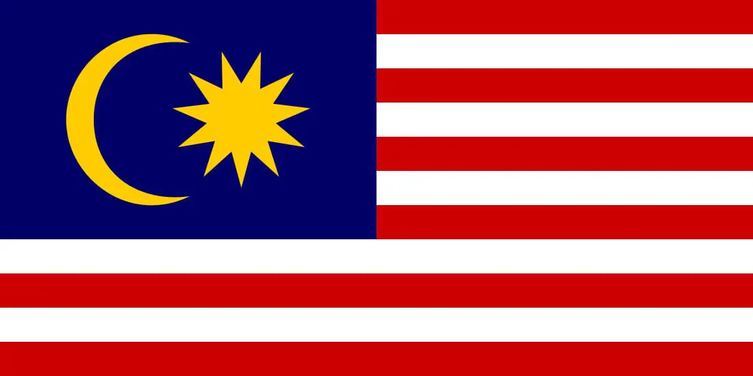 Jalur Gemilang with 12 stripes