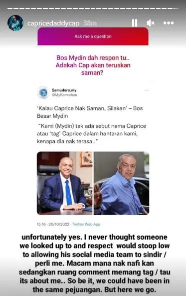 "Bring It On" — Mydin Ready For RM30mil Lawsuit By Local Rapper Caprice For 'Humiliating' Him On Twitter