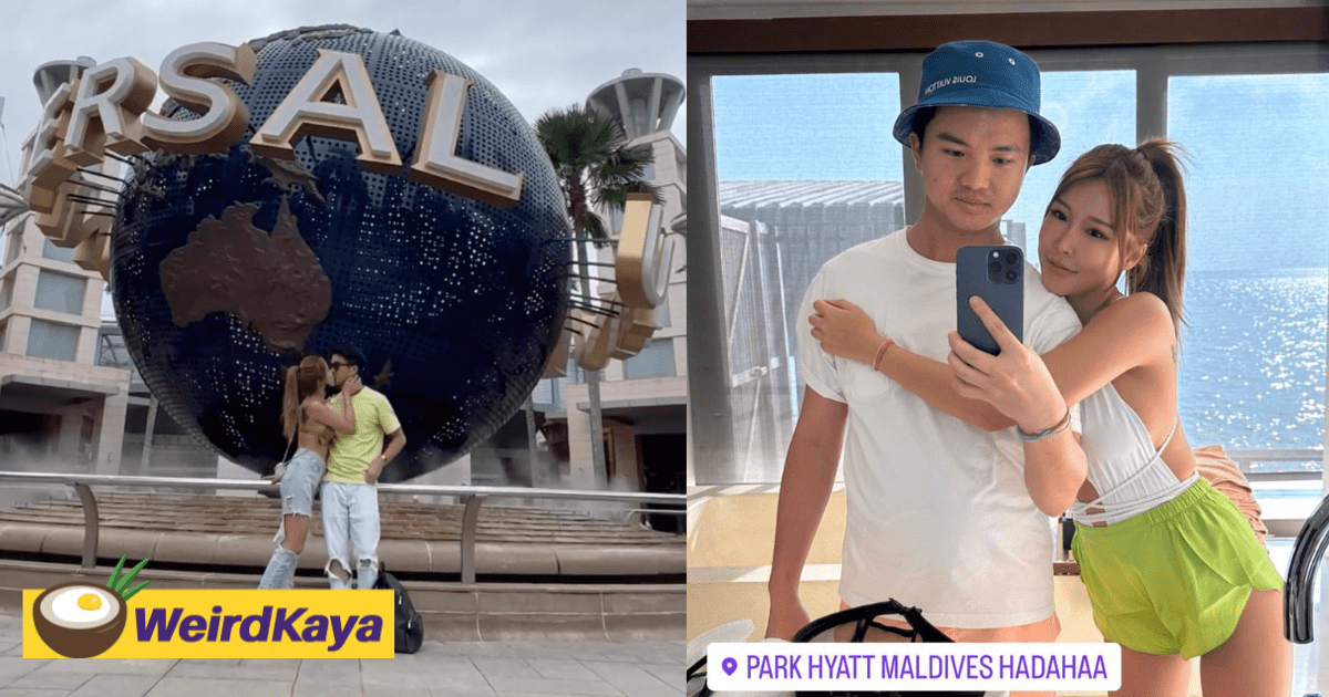 DJ Gatita Yan Unveils BF To Public For The First Time, Turns Out To Be The Guy Who 'Sprayed' RM100K In Cash At Nightclub 