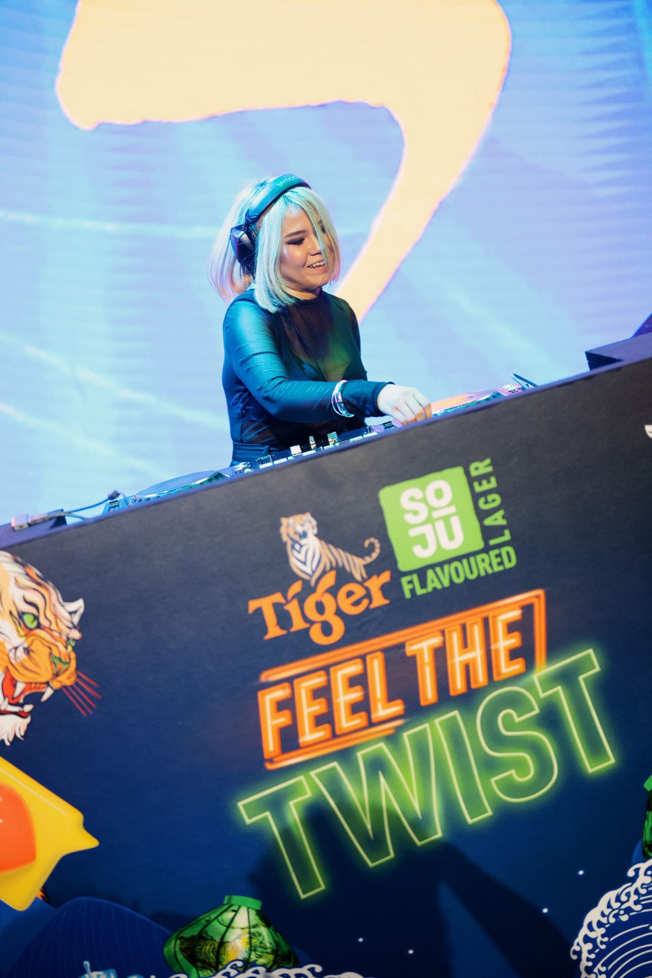 DJ Sherry Alyssa at the Tiger Soju Flavoured Lager launch party