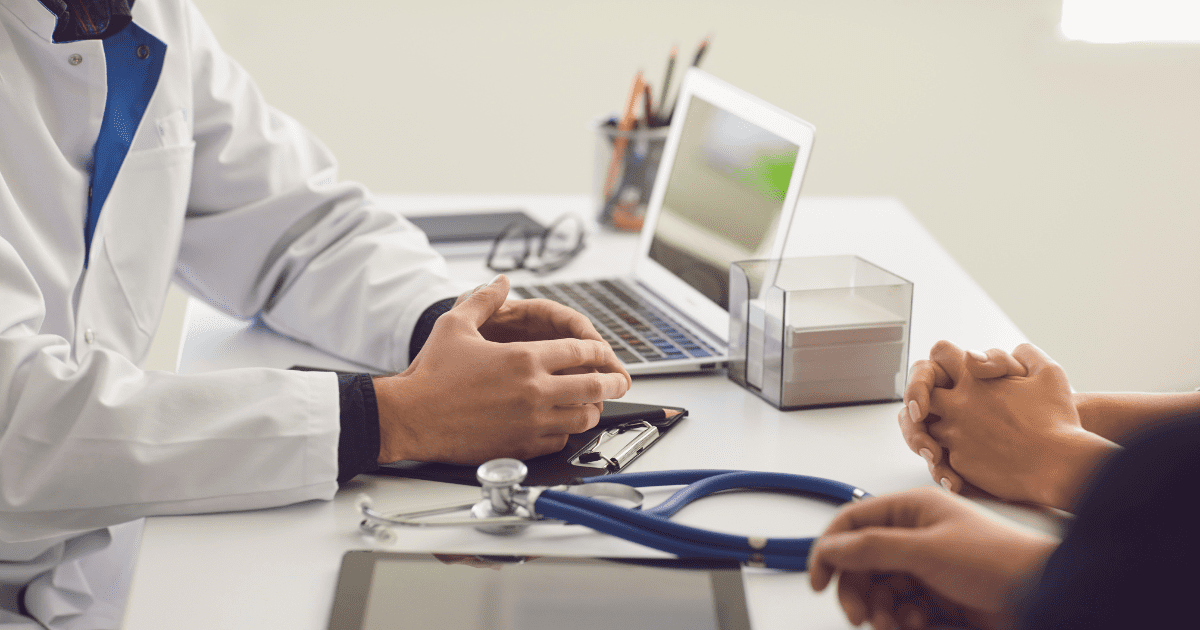 doctor consulting a patient