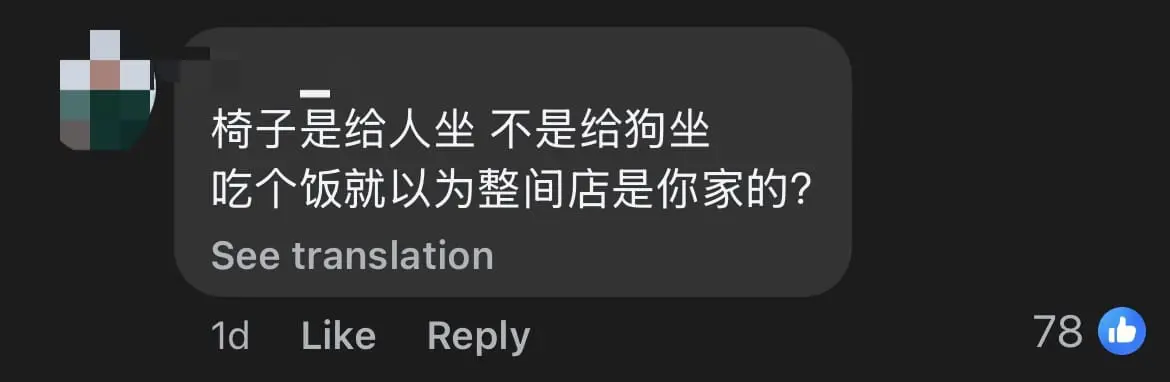 M'sian Man Threatens To Hit Woman Who Confronted Him For Letting Pet Dog Sit On Chair At Kopitiam comment 2