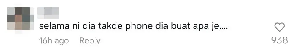 Doing what all these while - comment 18yo get phone