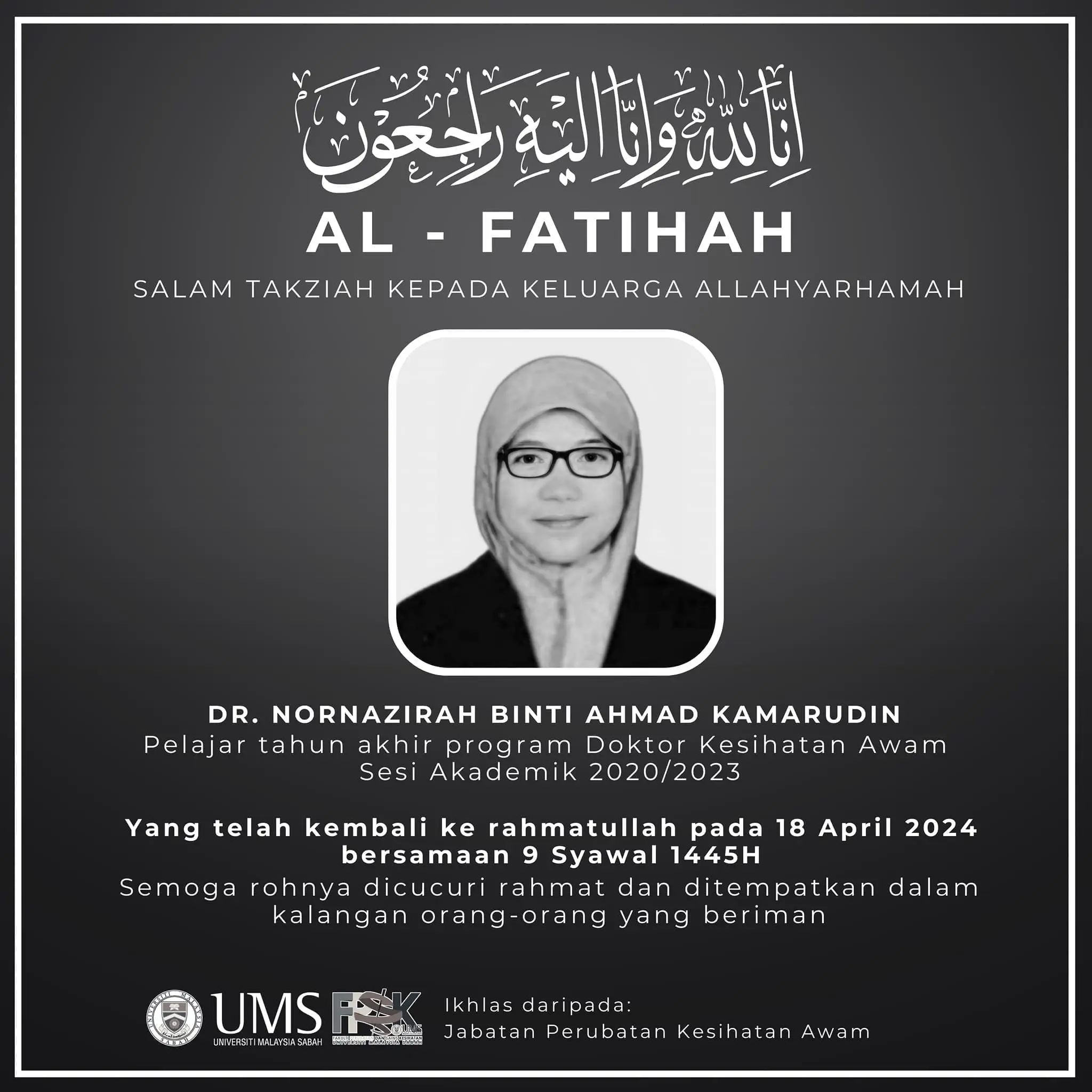Dr Nornazirah Ahmad Kamarudin