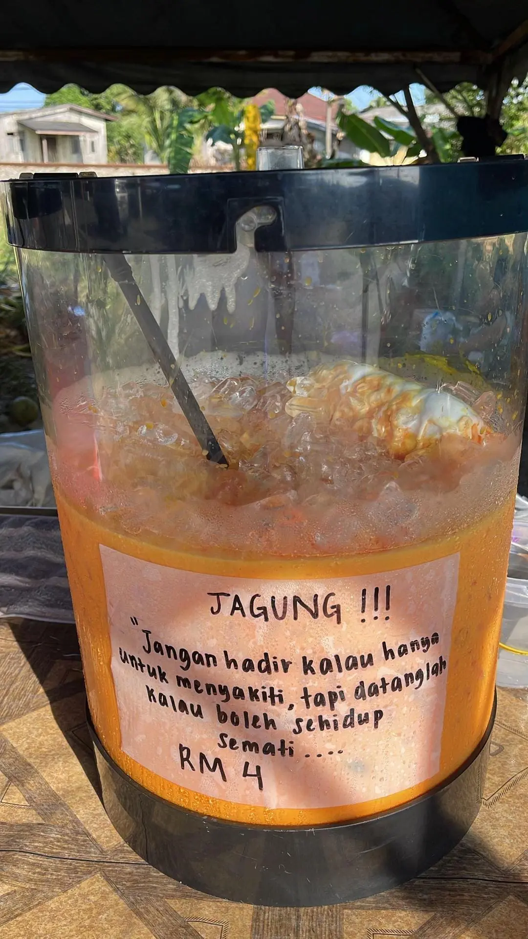 Drink with poem in bazaar (2)