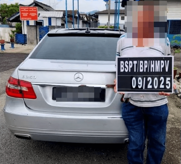 Driver arrested by police