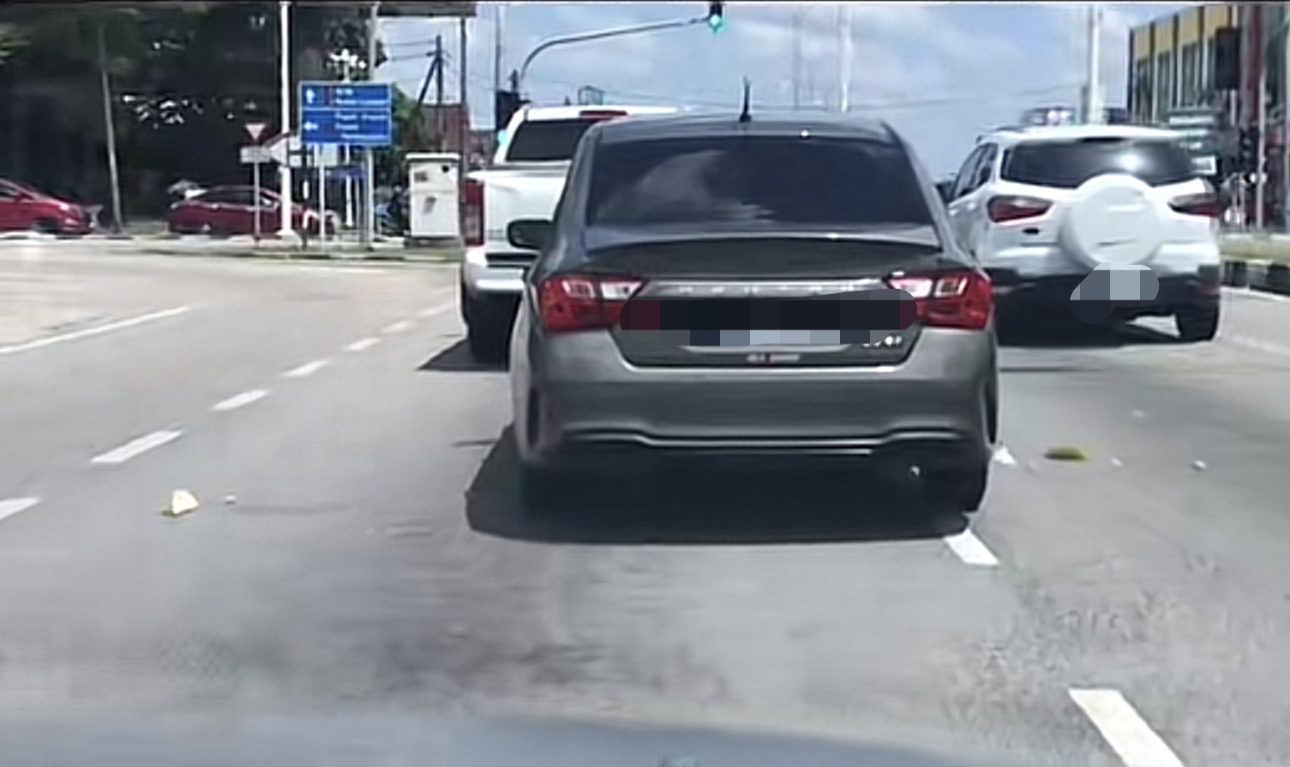 Durian skins on the road