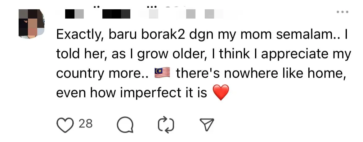 'If You Wanna Leave, Just Go' — M'sian Slams Those Who Talk Ill About Country After Migrating Elsewhere comment 3