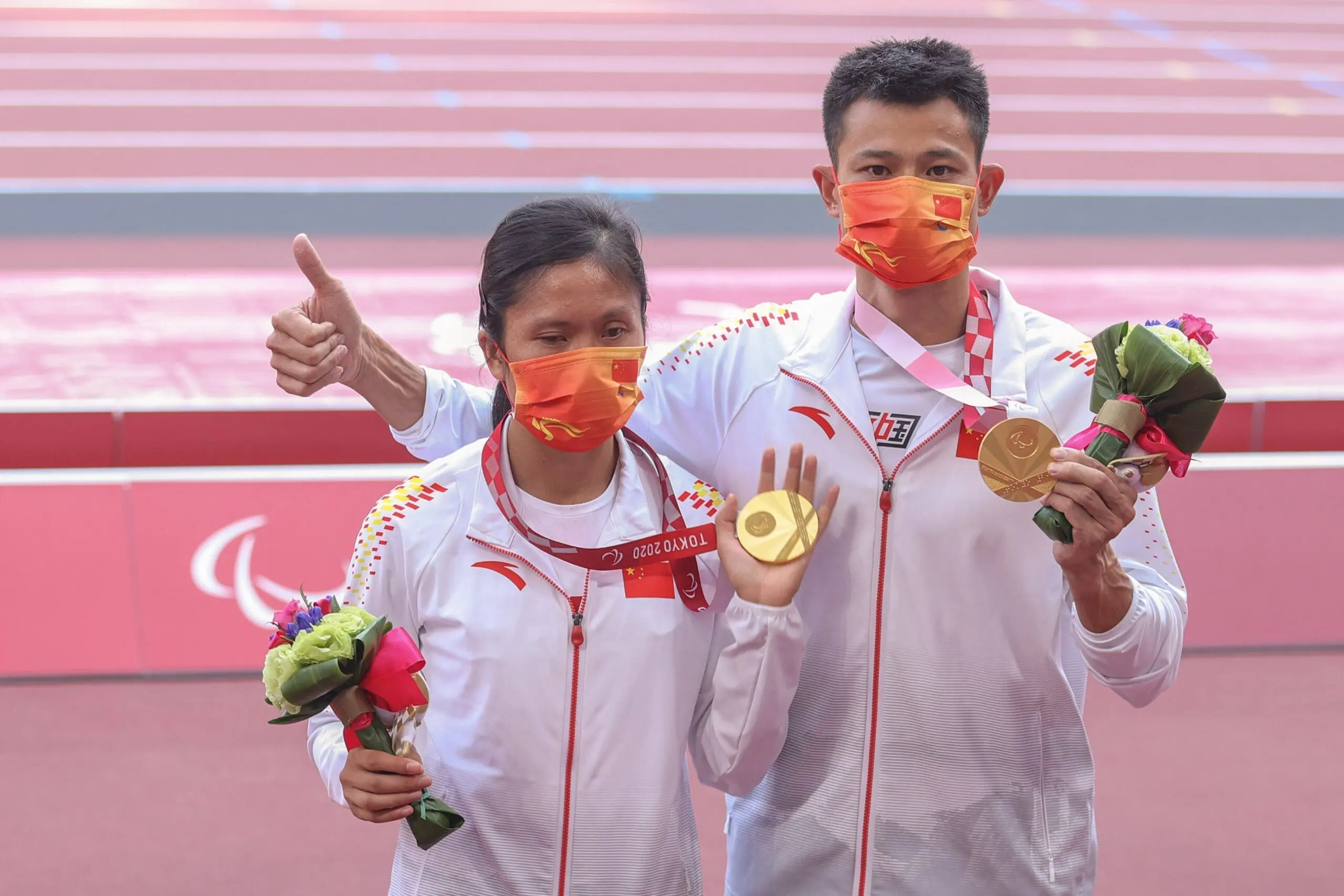 XuDongLin and LiuCuiQing won Gold medal at Tokyo 2020 Paralympics