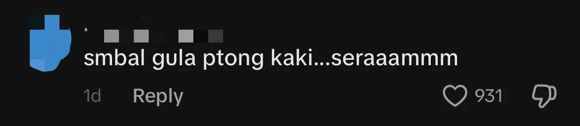 'Sambal Potong Kaki' — M'sian Vendor Uses 14 Bags Of Sugar While Making Satay Sauce comment 3