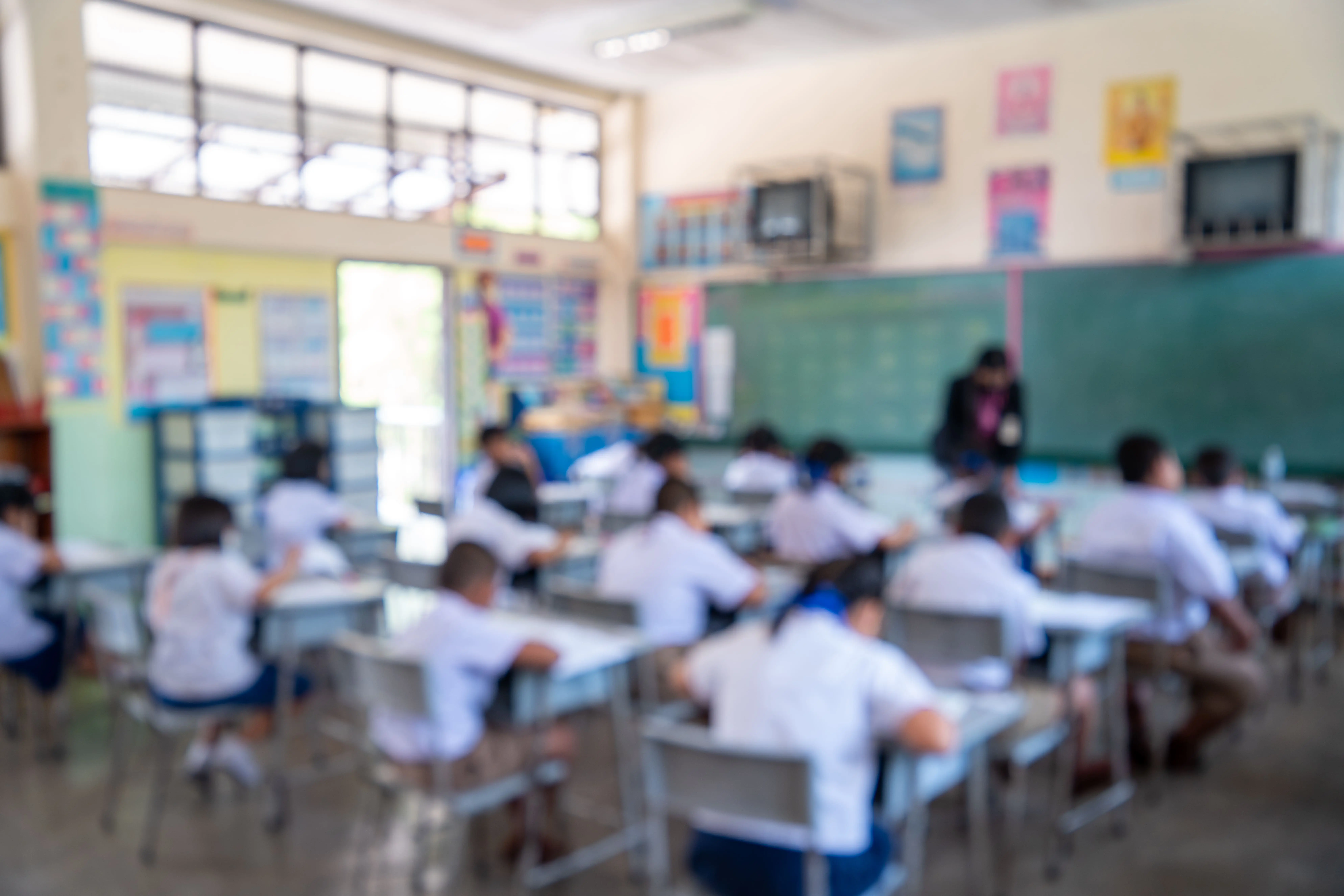 Students inside a classroom