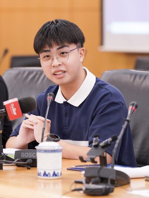 edward wong at press conference