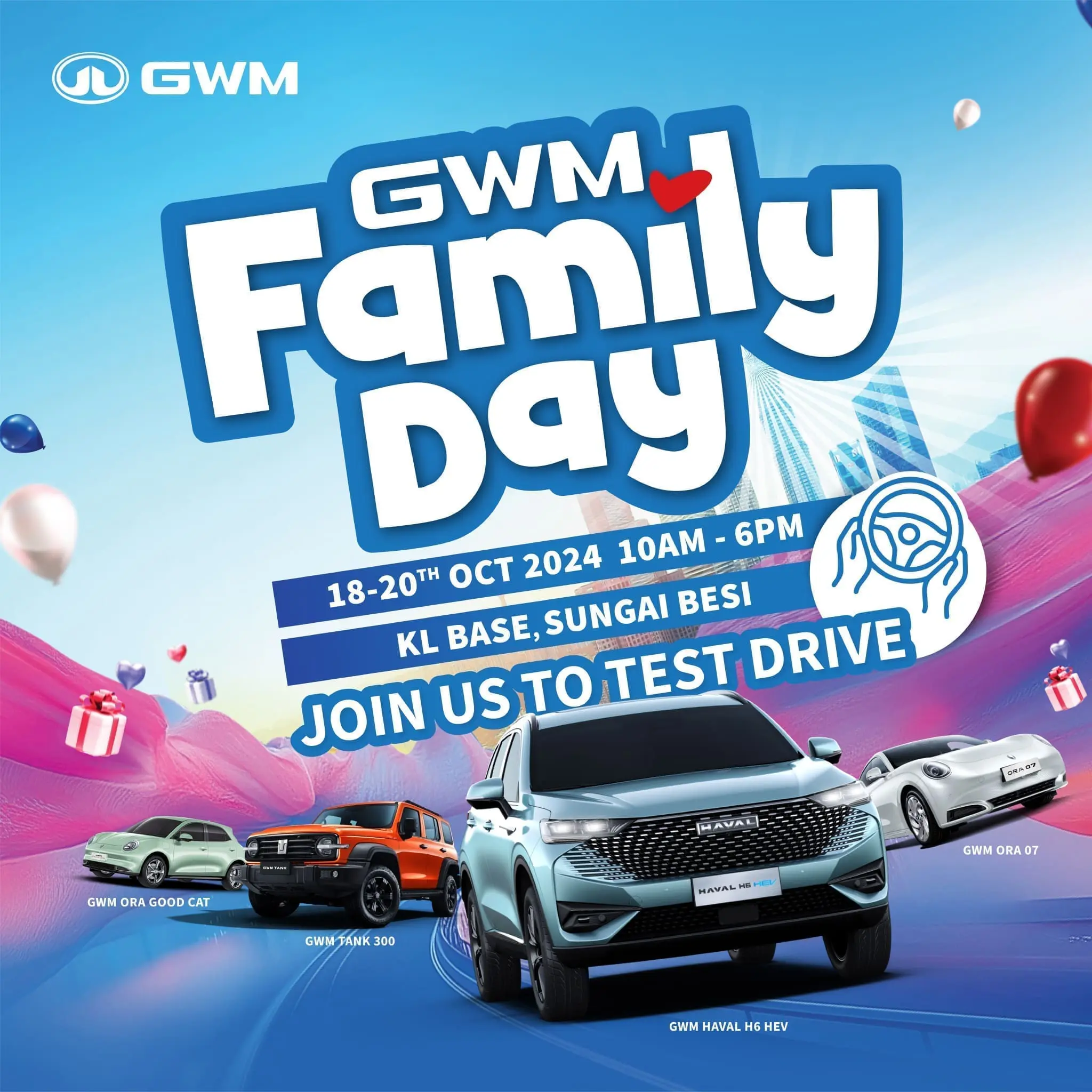 Come For The Cars, Stay For The Fun—GWM Family Day Is Happening This Oct 18-20!
